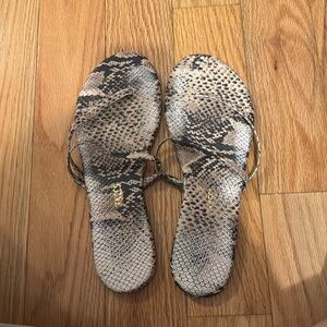 Tkees snake skin sandals